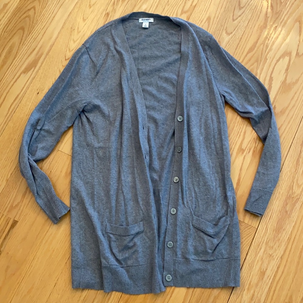 Old Navy long button cardigan